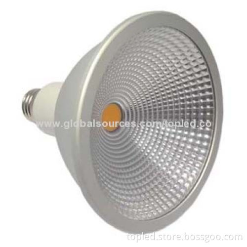 High efficiency waterproof dimmable 16W PAR38 LED E27 bulb with COB solution
